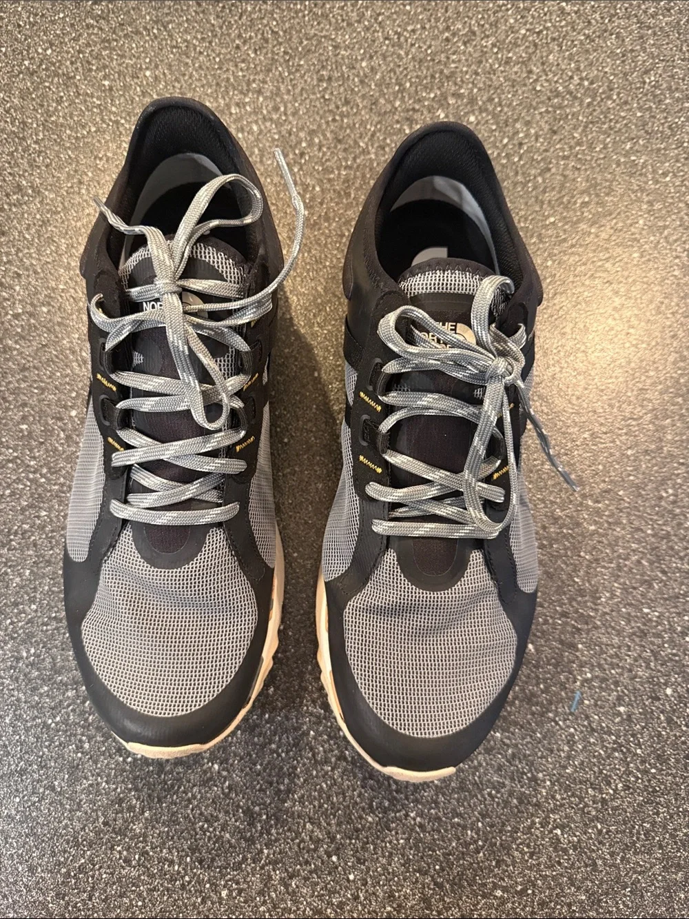 The North Face Men's Grey and Black Vectiv Trail Running Shoes - size 11.5